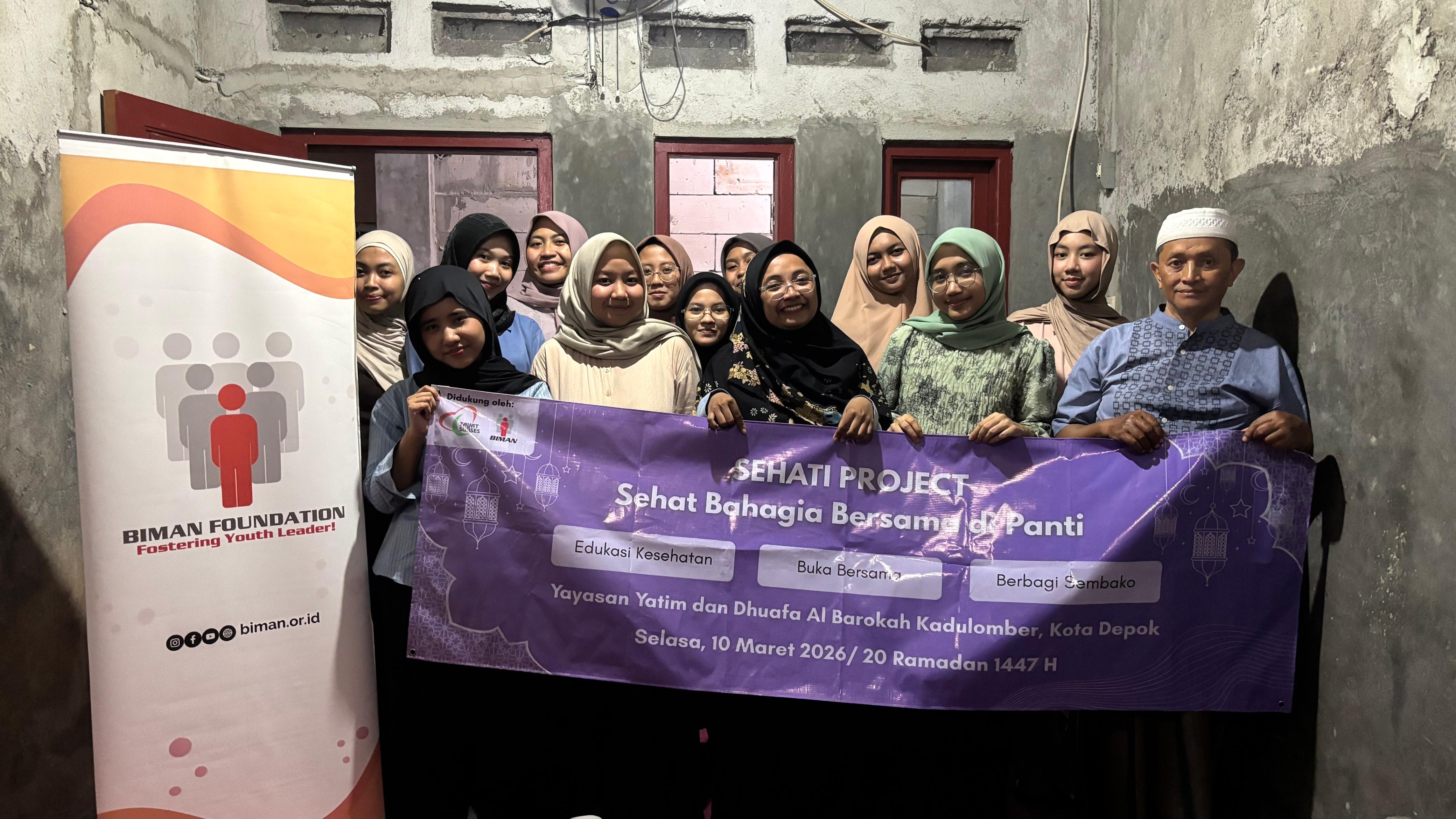 Biman Berbagi di Yayasan Yatim dan Dhuafa Al Barokah